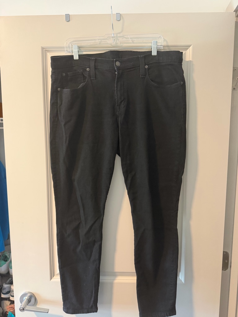 Gap True Skinny Mid Rise Black Jeans